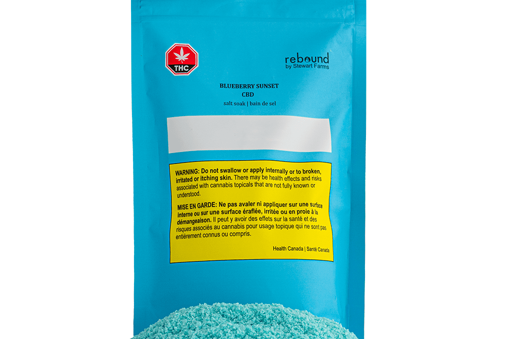 Blueberry Sunset CBD Salt Soak